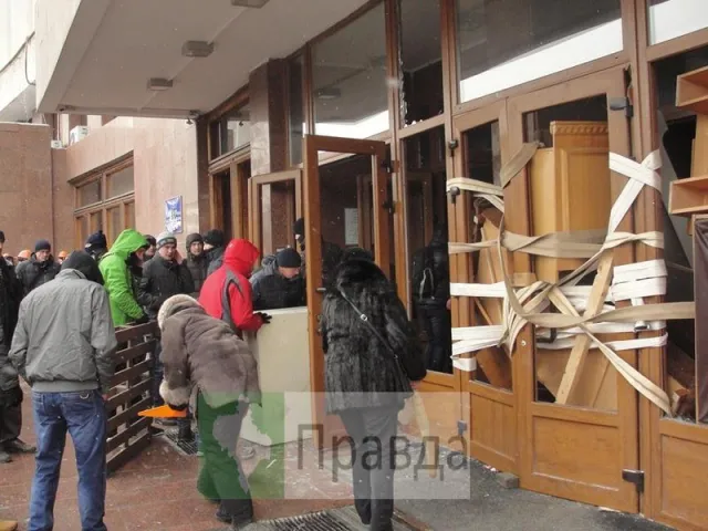 Як барикадують ІФ ОДА — фото 1