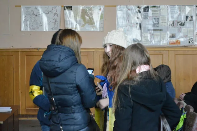 В Івано-франківську студенти захопили «Просвіту» (Фоторепортаж) — фото 2