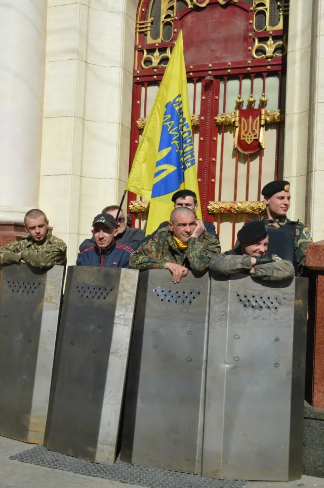 Прикарпатські міліціонери підтримали кандидатуру Володимира Сміха на посаду начальника УМВС в Івано-Франківській області (Фоторепортаж) + (Відео) — фото 1
