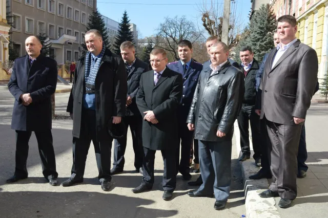 Прикарпатські міліціонери підтримали кандидатуру Володимира Сміха на посаду начальника УМВС в Івано-Франківській області (Фоторепортаж) + (Відео) — фото 3