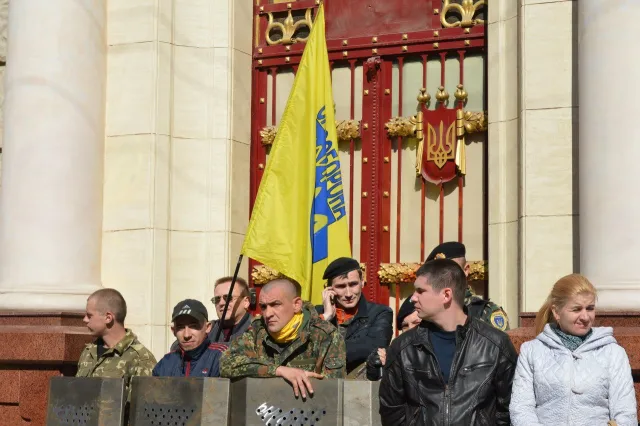 Прикарпатські міліціонери підтримали кандидатуру Володимира Сміха на посаду начальника УМВС в Івано-Франківській області (Фоторепортаж) + (Відео) — фото 5