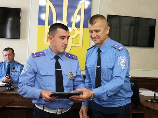 В Івано-Франківську нагородили 9-ох працівників ДАІ, які повернулися зі служби в зоні АТО (Фото) — фото 2