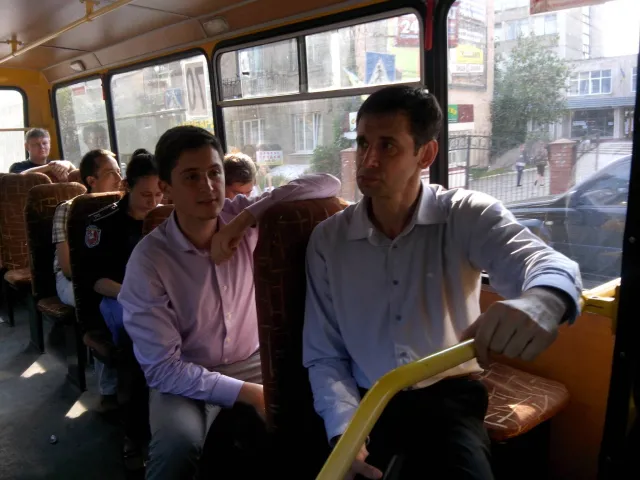 В місті з’явилась маршрутка з GPS, світлодіодним табло та автоматичним оголошувачем назв зупинок (Фото) + (Відео) — фото 1