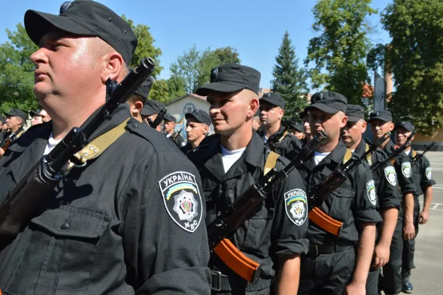 120 новобранців батальйону спеціального призначення «Івано-Франківськ» урочисто прийняли присягу (Фоторепортаж) — фото 7