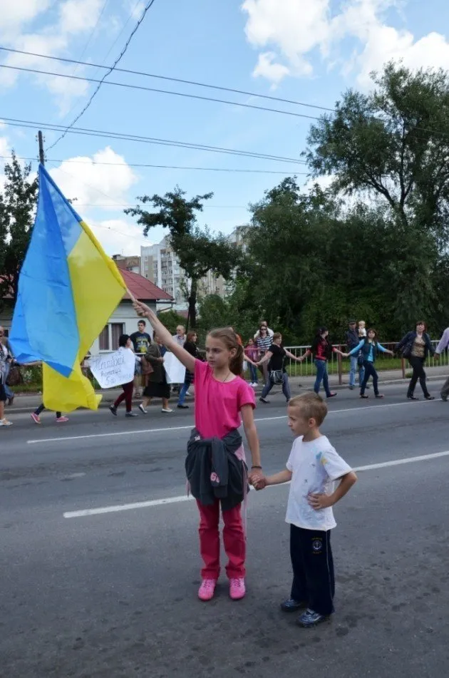 Жінок, які перекрили головну дорогу, «охрестили» сепаратистами (Фоторепортаж) + (Відео) — фото 4