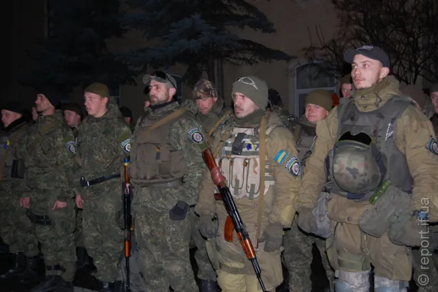 95 бійців зведеного загону батальйону «Івано-Франківськ» повернулись із зони АТО (Фоторепортаж) — фото 7
