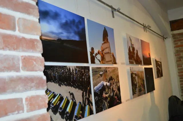 В «Бастіоні» відкрили виставку робіт загиблого героя Віктора Гурняка (Фоторепортаж) — фото 12