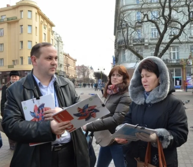 На Вічевому Майдані відбувся всеукраїнський пікет учасників «Кредитного Майдану» (Фото) + (Відео) — фото 2