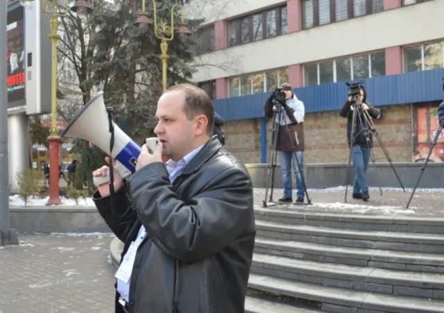 На Вічевому Майдані відбувся всеукраїнський пікет учасників «Кредитного Майдану» (Фото) + (Відео) — фото 5