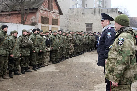 Бійці батальйону «Івано-Франківськ» відправилися у зону АТО (Фото) — фото 4