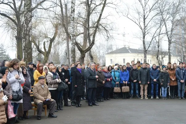 В Івано-Франківську встановили анотаційну дошку загиблому в АТО майору Юрію Барану (фоторепортаж) — фото 11