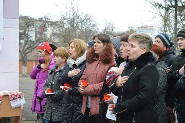 В Івано-Франківську встановили анотаційну дошку загиблому в АТО майору Юрію Барану (фоторепортаж) — фото 5