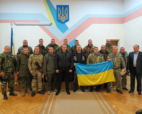 Сьогодні до Франківська приїхала група правоохоронців із зони АТО (фото) — фото 2
