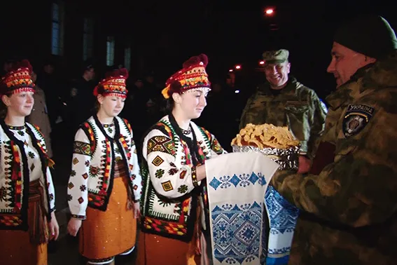 Прикарпатські міліціонери повернулися з зони АТО (фоторепортаж) — фото 1