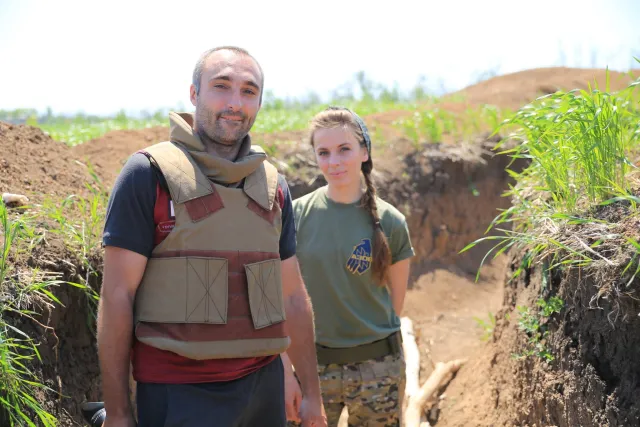 Франківська журналістка вкотре побувала на передовій (фото) — фото 1
