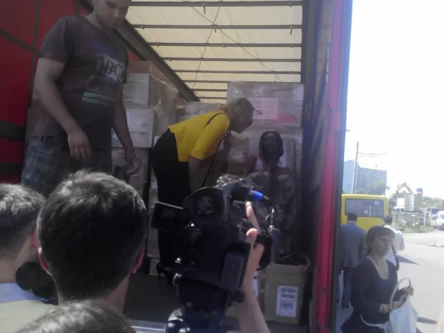 Гуманітарна допомога з Угорщини прибула до Франківська (фото) — фото 1