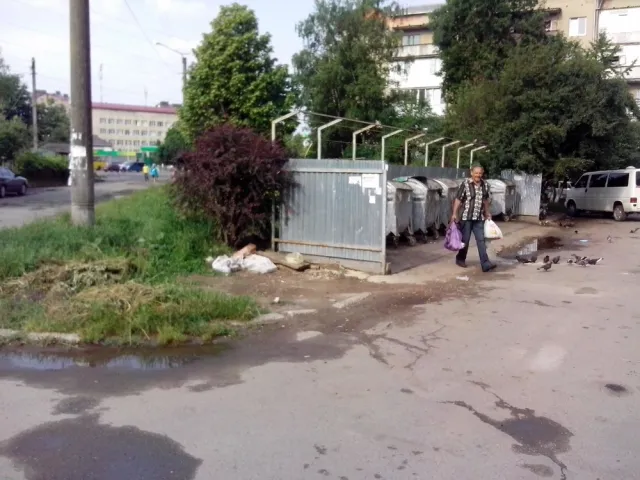 Не зважаючи на підняття тарифів на вивіз сміття, контейнерні майданчики завалені непотребом (фото) — фото 11