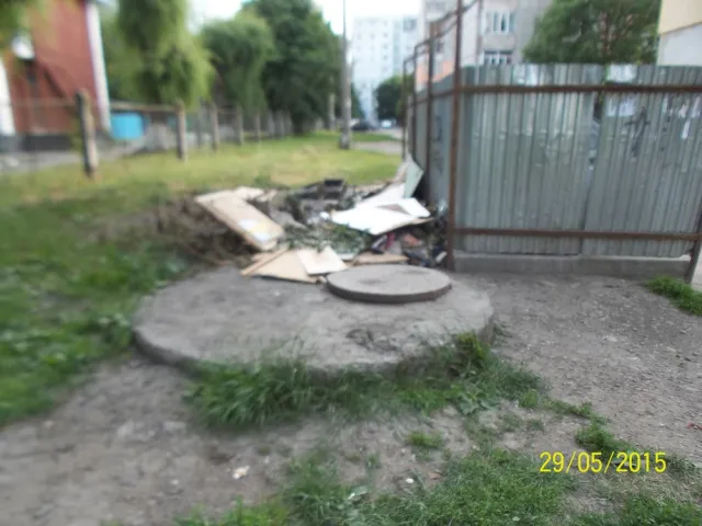 Не зважаючи на підняття тарифів на вивіз сміття, контейнерні майданчики завалені непотребом (фото) — фото 12