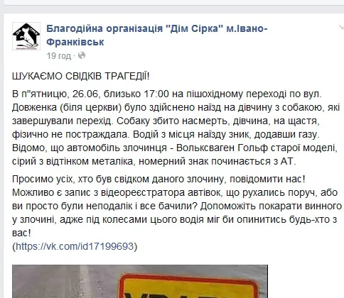 Жителі міста розшукують винуватця аварії — фото 1