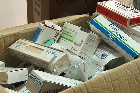 Італійці передали відомчому лікувальному закладу УМВС медикаменти (фото) — фото 5