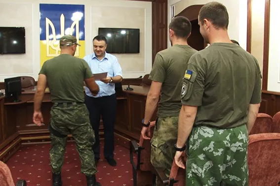 Із зони АТО повернулися бійці "Сокола" (фото) — фото 2