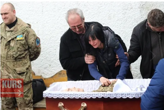 В Івано-Франківську попрощалися із загиблим бійцем АТО Віталієм Амброзяком — фото 1