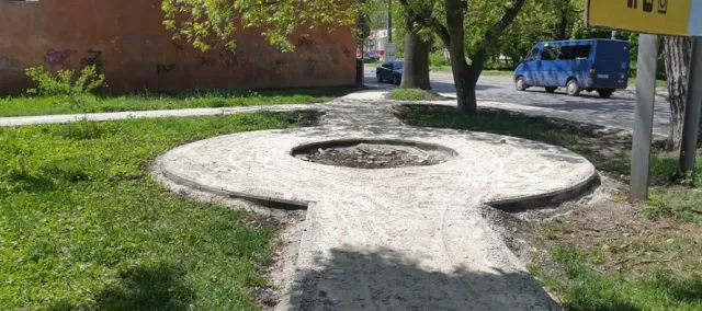 На Вовчинецькій облаштовують новий сквер — фото 1
