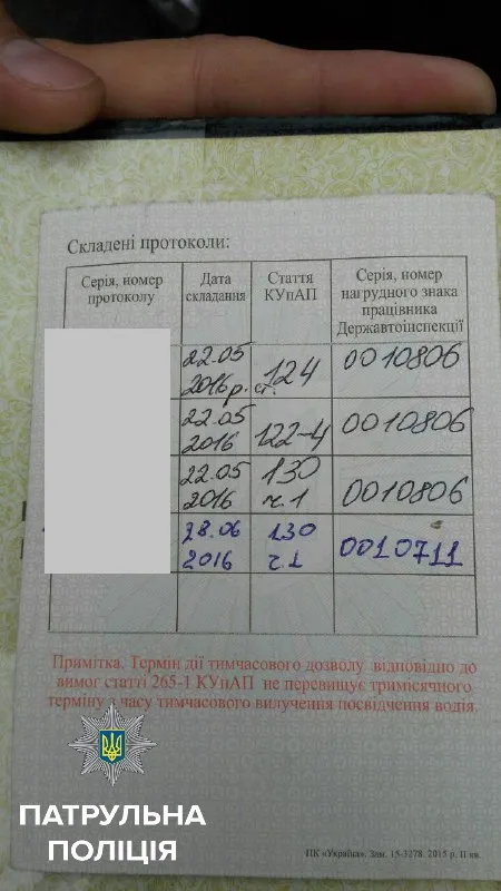 Патрульная полиция задержала пьяного водителя микроавтобуса, который недавно совершил ДТП и скрылся с места происшествия — фото 3