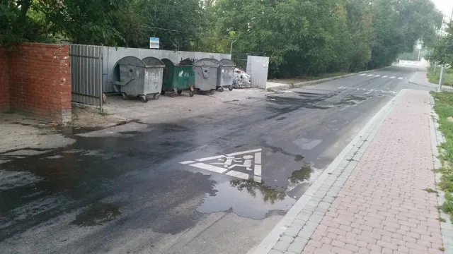 В Франковске жалуются на мусоровоз из которого вытекает масло и вонючий фильтрат — фото 5