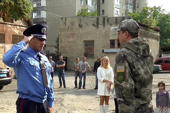 Загін прикарпатських поліцейських повернувся із зони АТО — фото 1