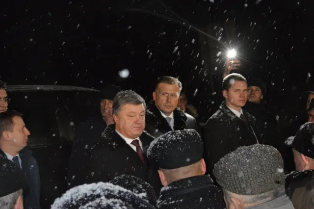 Вчера Ивано-Франковск посетил Петр Порошенко. Он оценил качество ремонтных работ дорог государственного значения в области — фото 14