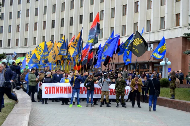 В Ивано-Франковске выступили против режима олигархов, повышенных тарифов и репрессий — фото 14