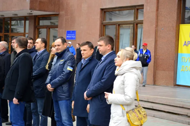 В Ивано-Франковске выступили против режима олигархов, повышенных тарифов и репрессий — фото 6