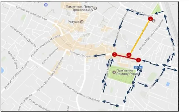 В Ивано-Франковске на 4 дня ограничат движение — фото 1